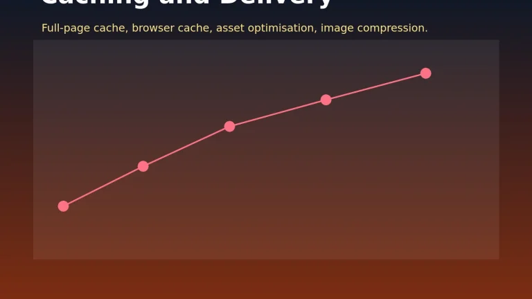Caching and delivery illustration